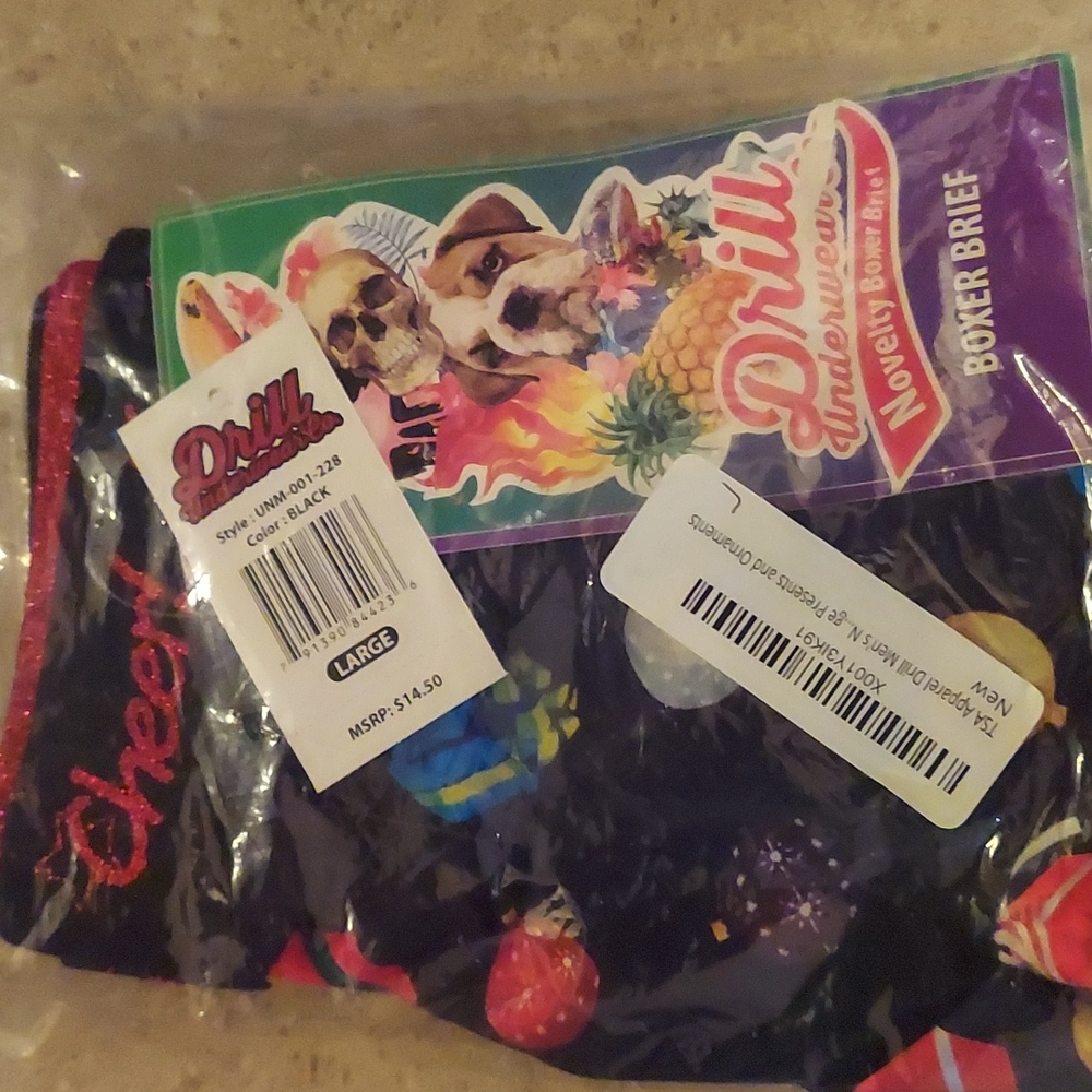 Drill Novelty Christmas Underwear